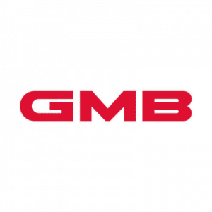 Bombas de agua GMB, logo de GMB